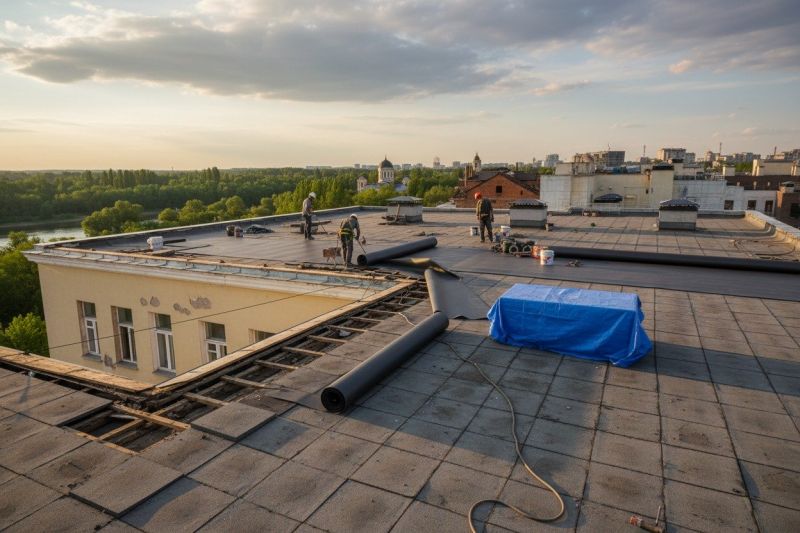 What To Expect During A Single-Ply Roof Replacement